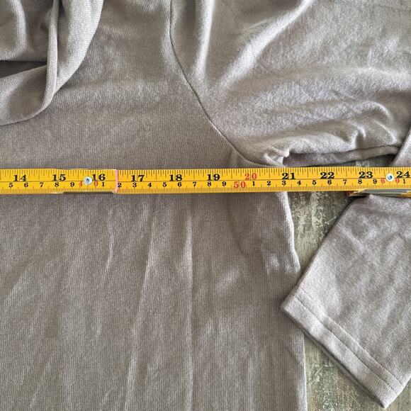 Michael Stars Harlow Cowl Neck Top Madison Brushed Jersey Camel 2196 Large - Picture 3 of 7